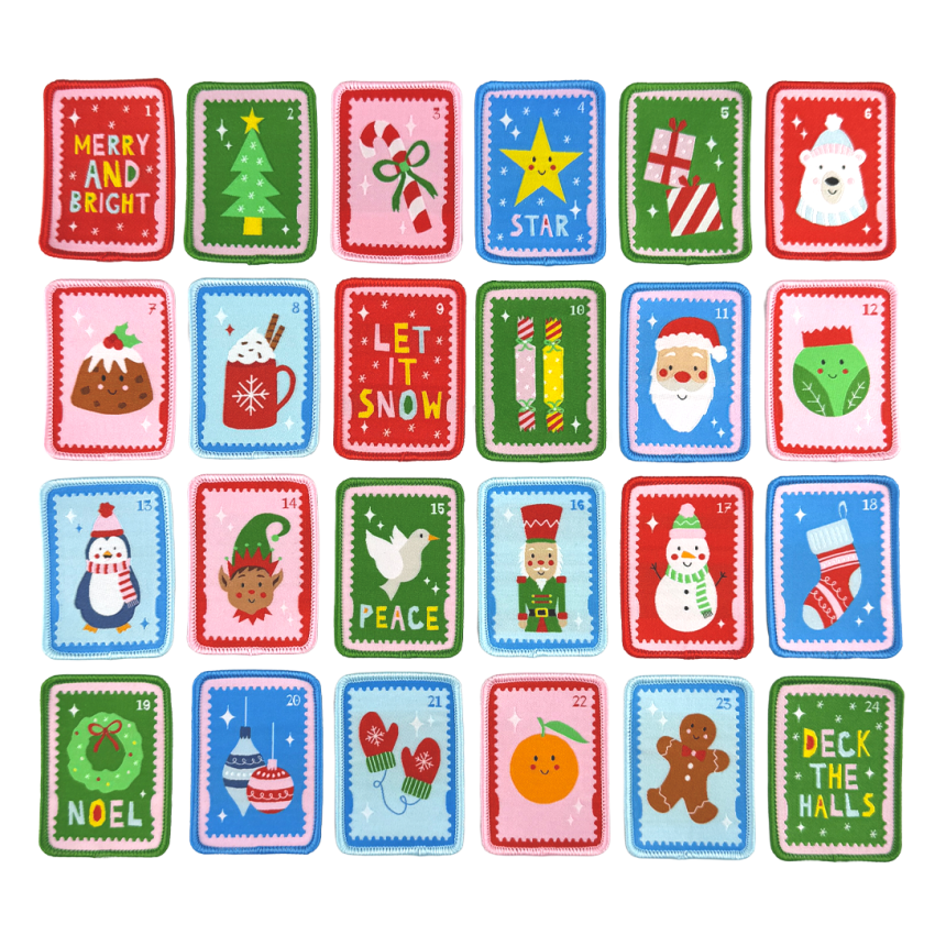 Photograph: 24 Day Advent Calendar - Seasonal Stamps (Badges Only)
