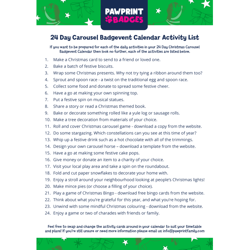 Photograph: 24 Day - Carousel Challenge List