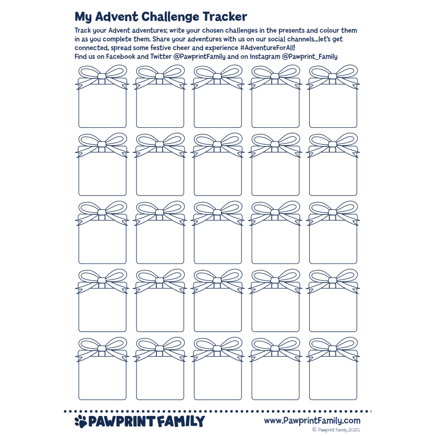 Photograph: Advent Challenge Tracker