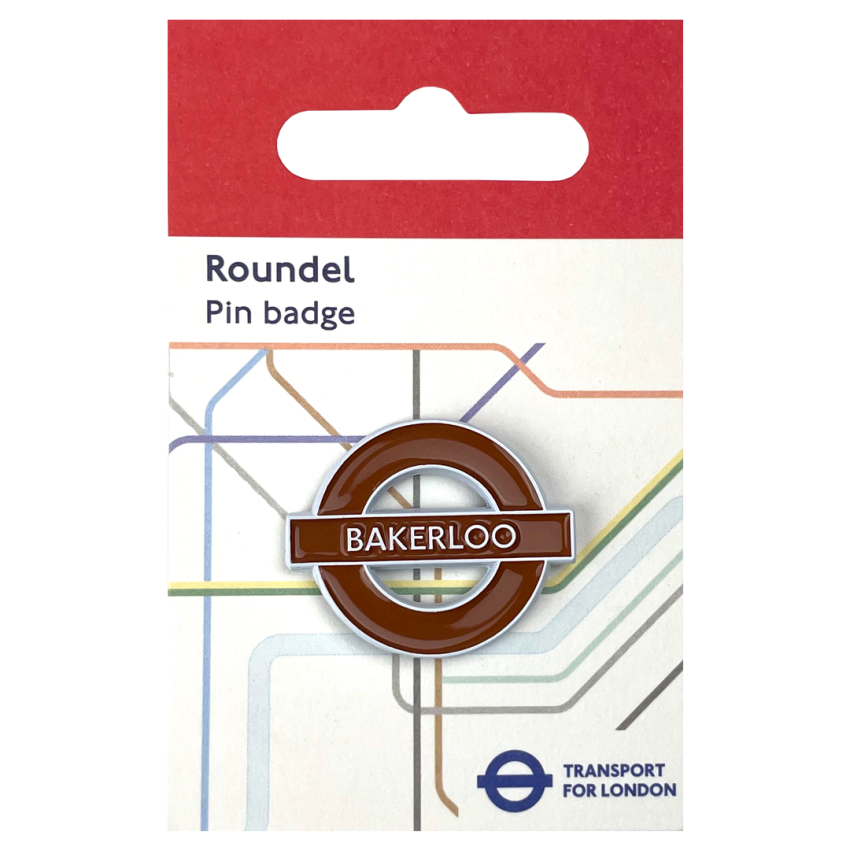 Photograph: Bakerloo Line Pin Badge