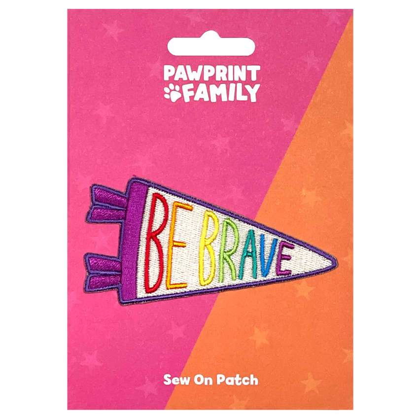 Photograph: Be Brave Sew On Patch