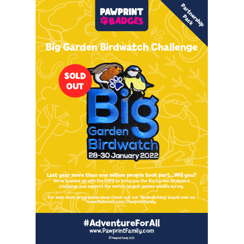 Photograph: Big Garden Birdwatch - 2022 Challenge Pack