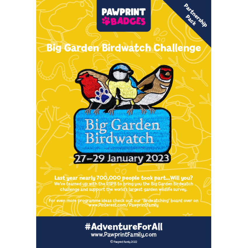 Photograph: Big Garden Birdwatch - 2023 Challenge Pack