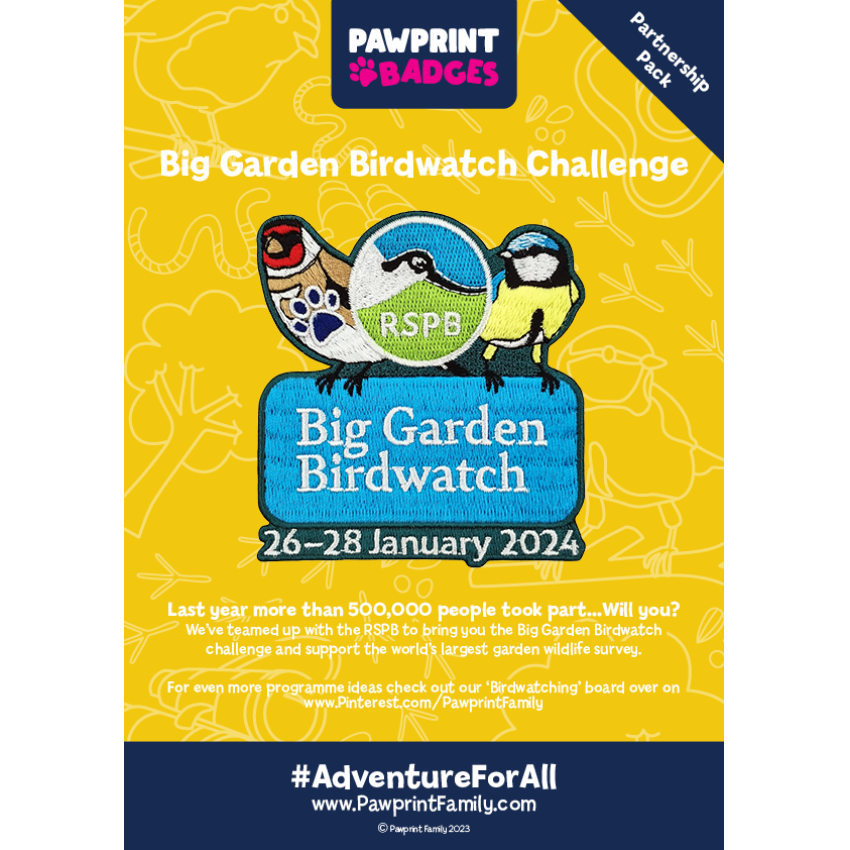 Photograph: Big Garden Birdwatch - 2024 Challenge Pack