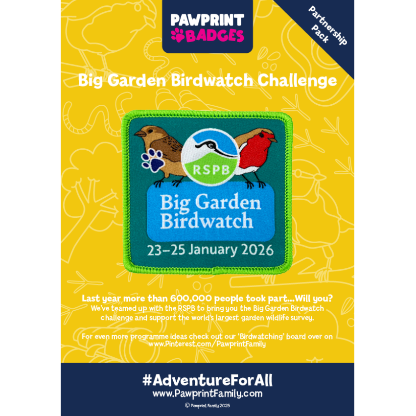 Photograph: Big Garden Birdwatch 2026 Challenge Pack