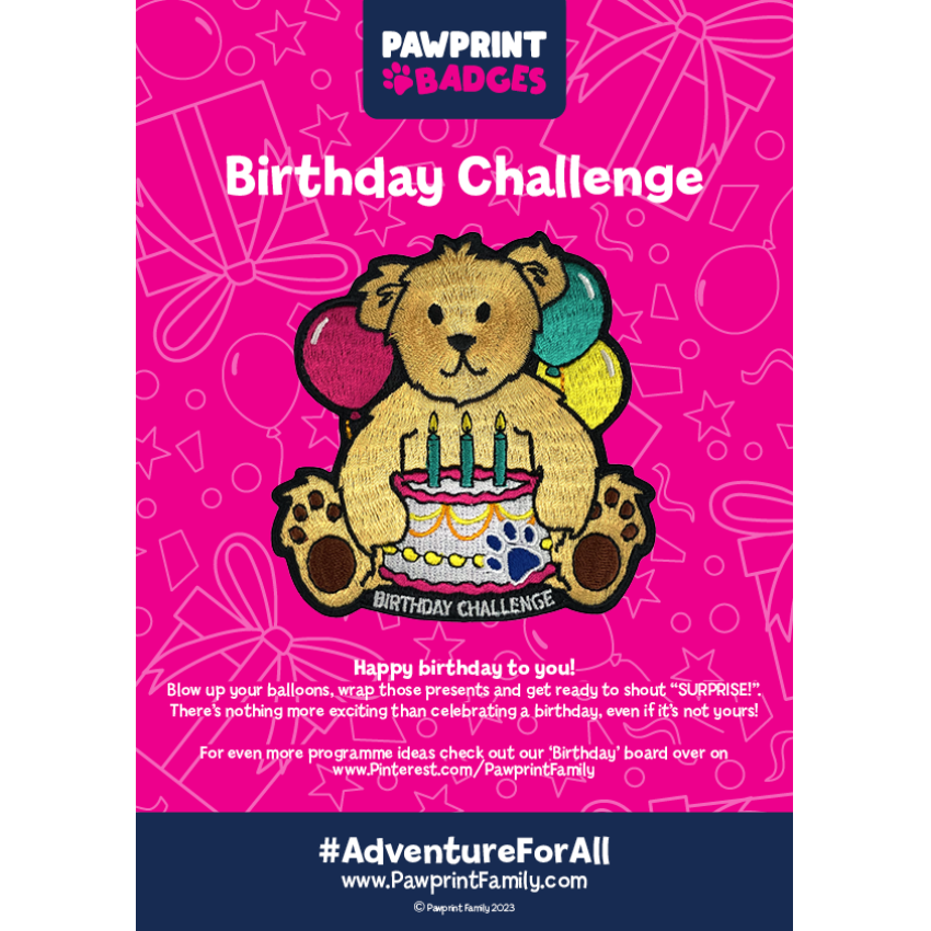 Photograph: Birthday Challenge Pack