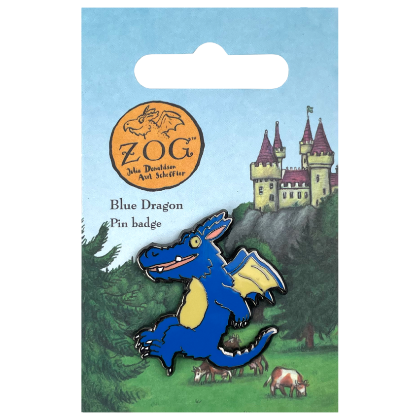 Photograph: Blue Dragon Pin Badge