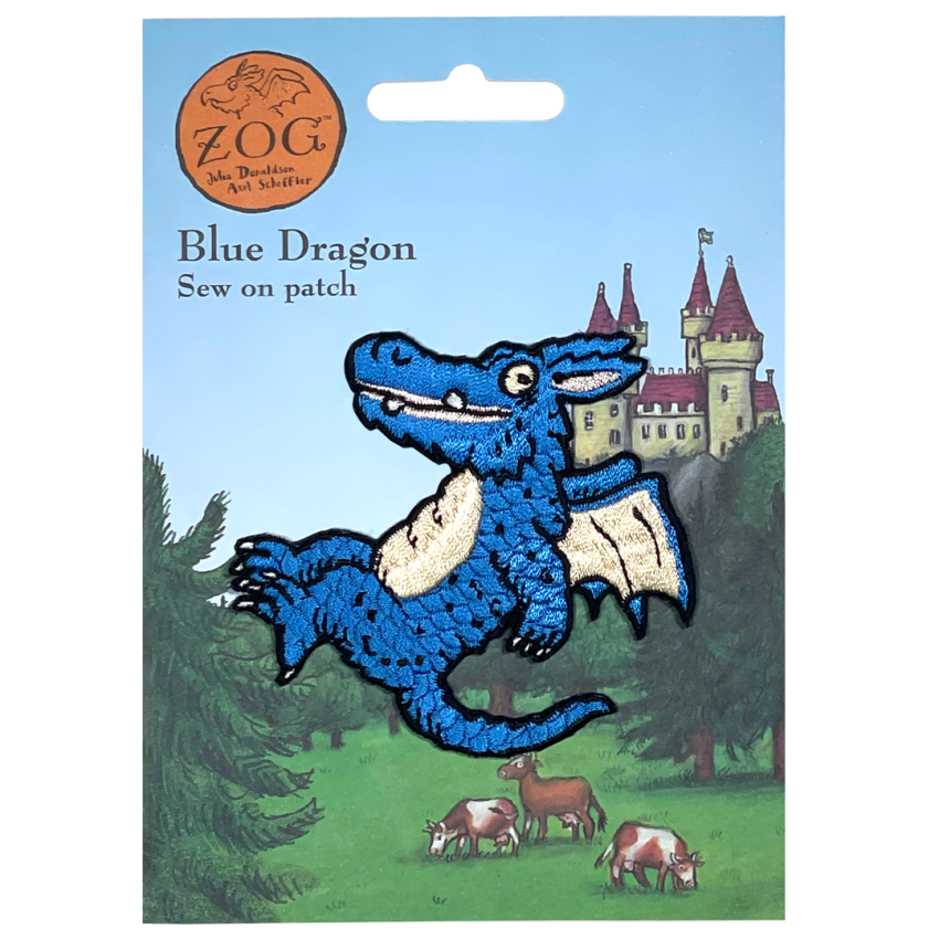 Photograph: Blue Dragon Sew On Patch