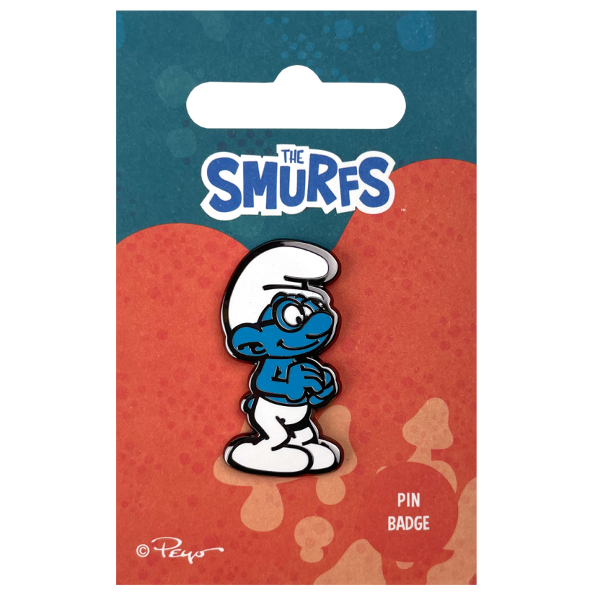 Photograph: Brainy Smurf Pin Badge