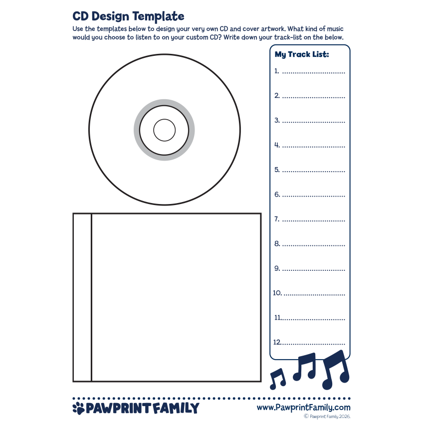 Photograph: CD Design Template