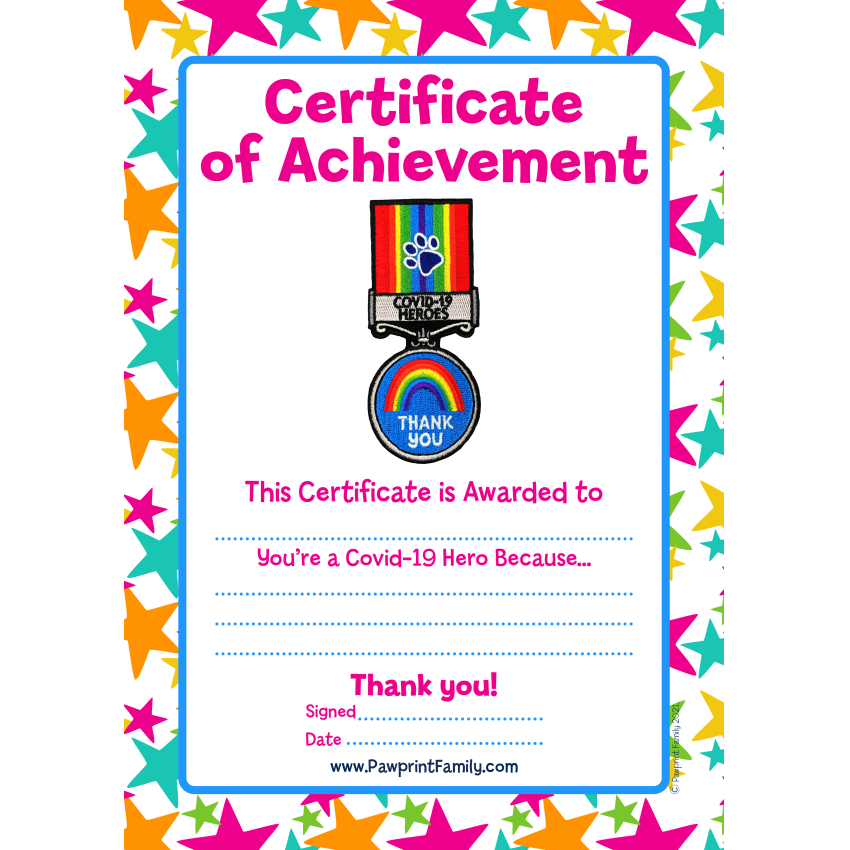 Photograph: Certificate - COVID-19 Heroes