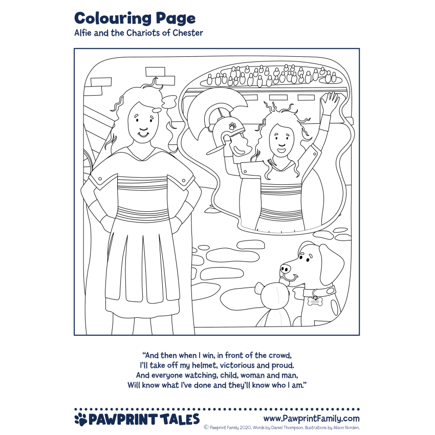 Photograph: Chester Colouring Page