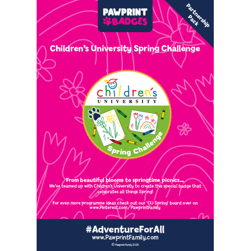 Photograph: Children's University Spring Challenge Pack