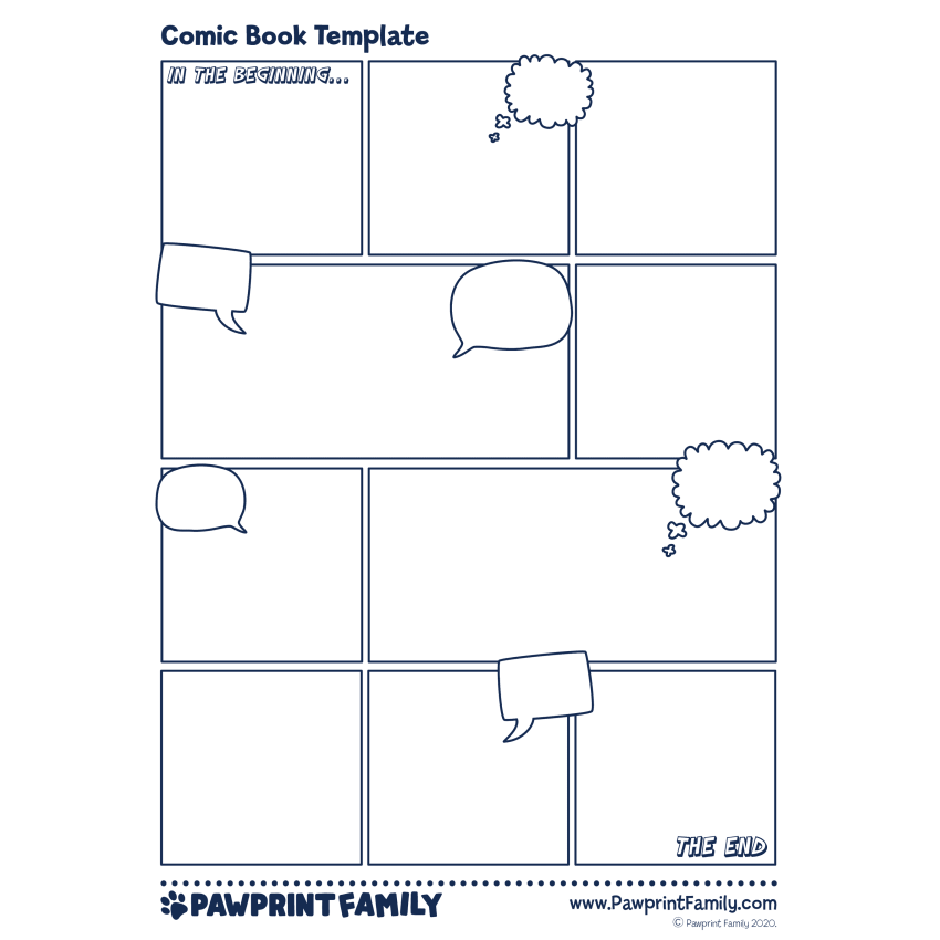 Photograph: Comic Book Template