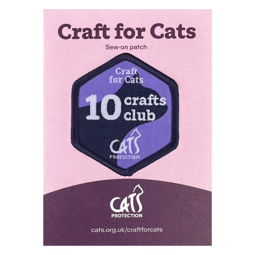 Photograph: Craft For Cats: 10 Crafts Club Sew-On Patch