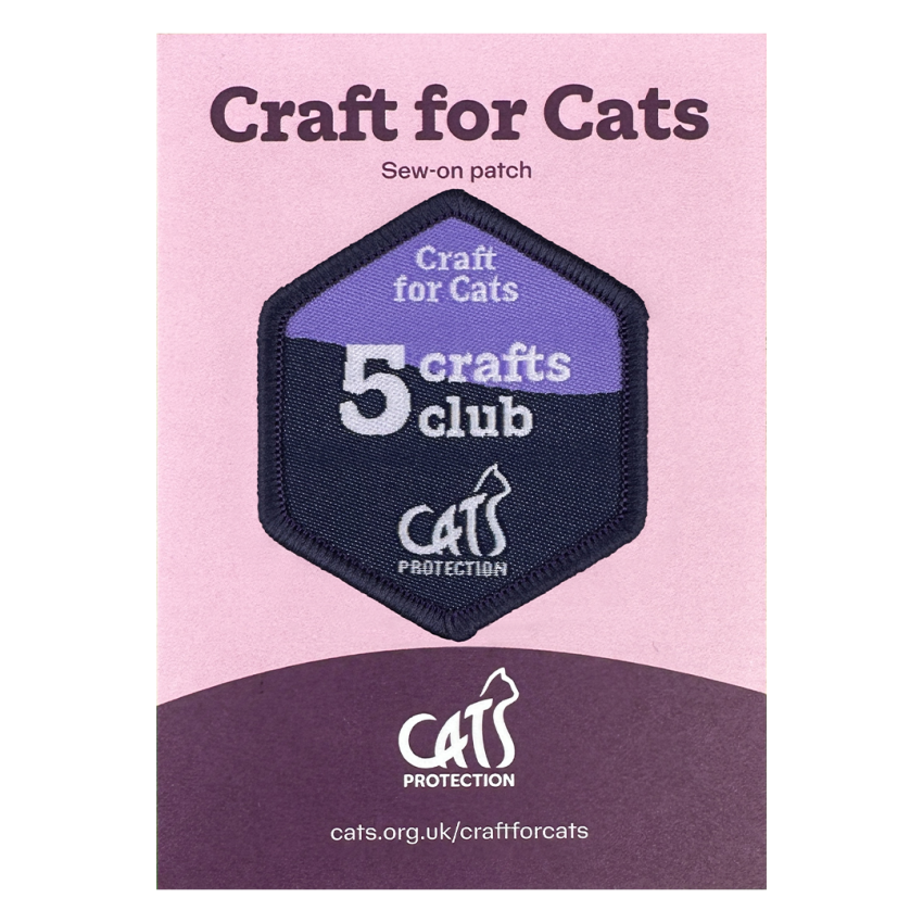 Photograph: Craft For Cats: 5 Crafts Club Sew-On Patch