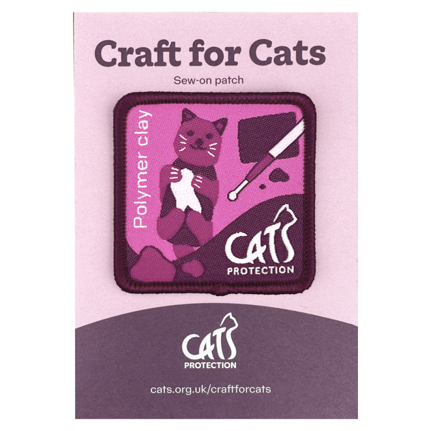 Photograph: Craft for Cats: Polymer Clay Sew-On Patch