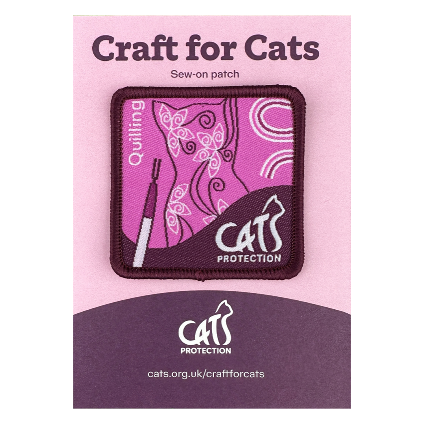 Photograph: Craft For Cats: Quilling Sew-On Patch