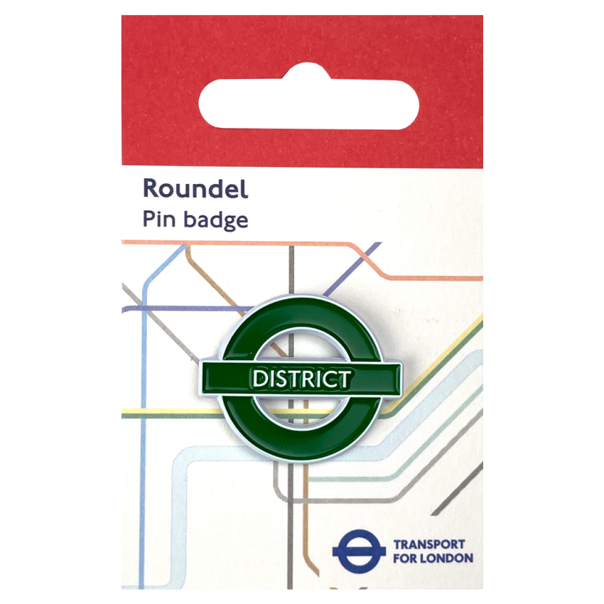 Photograph: District Line Pin Badge