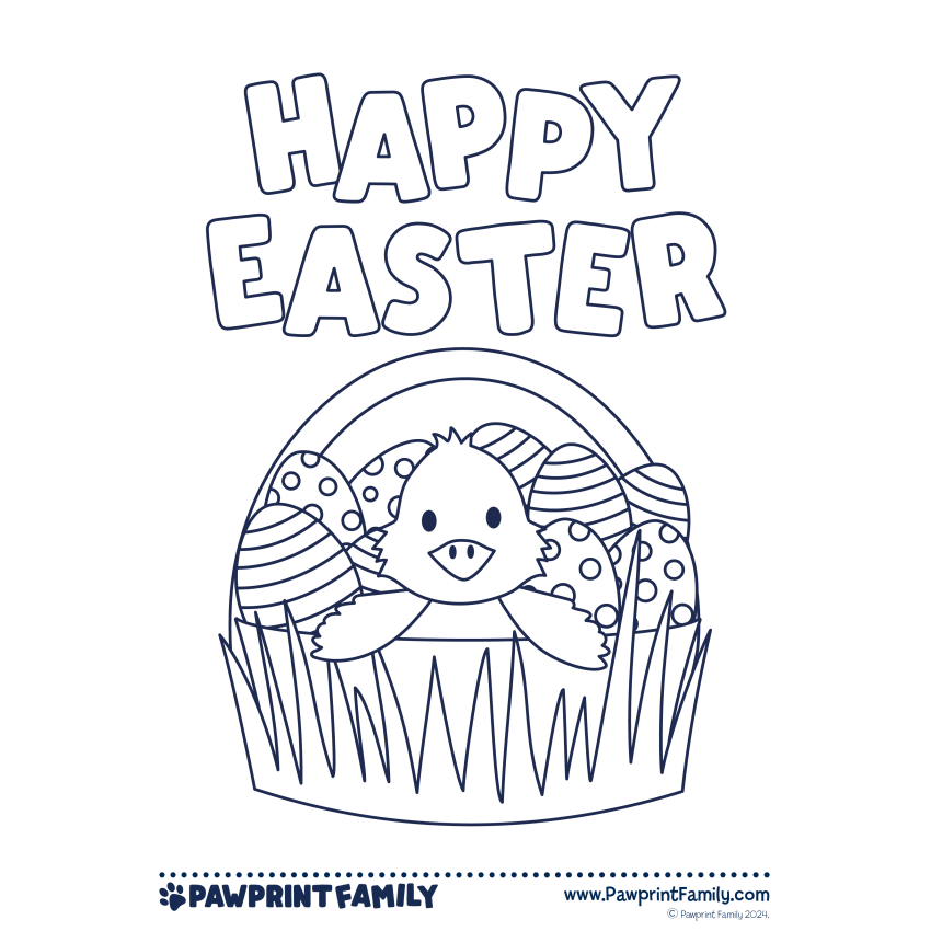 Photograph: Easter Colouring Sheets