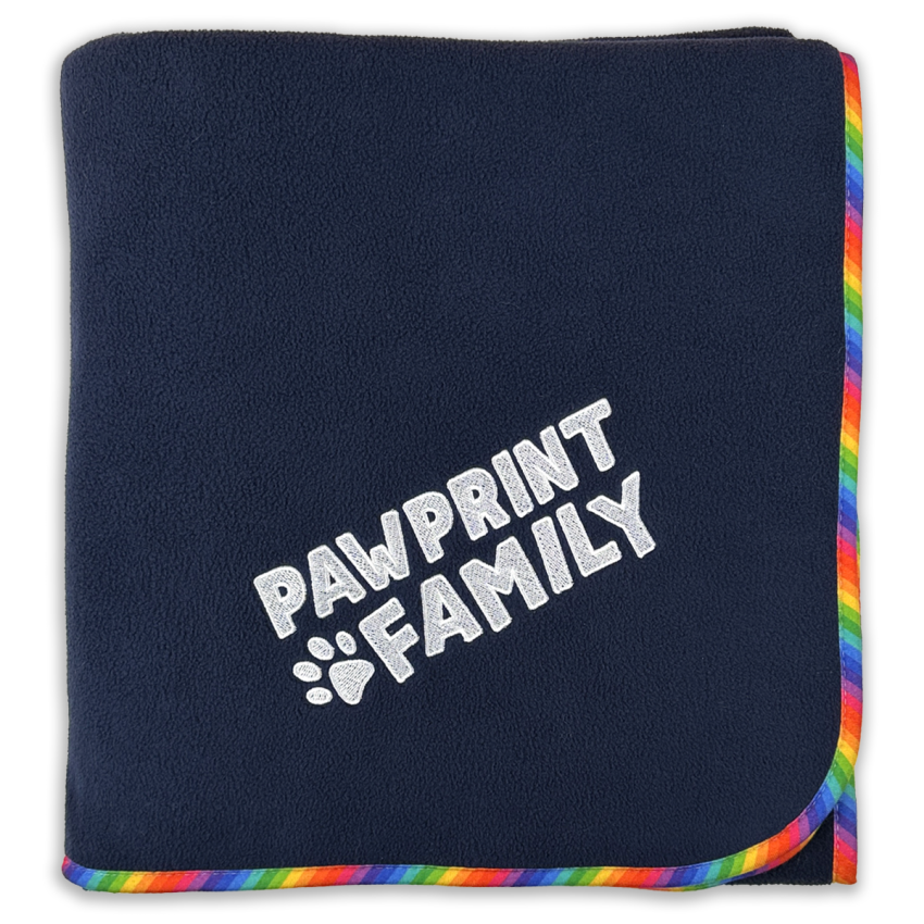 Photograph: Family Camp Blanket - Rainbow