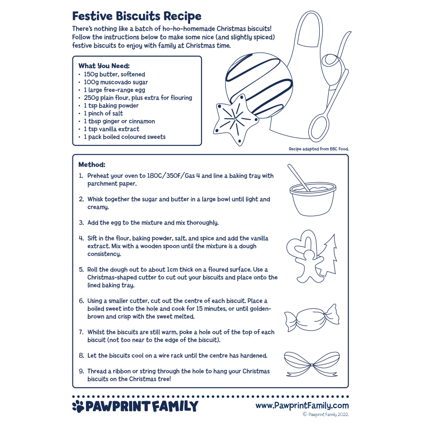 Photograph: Festive Biscuit Recipe