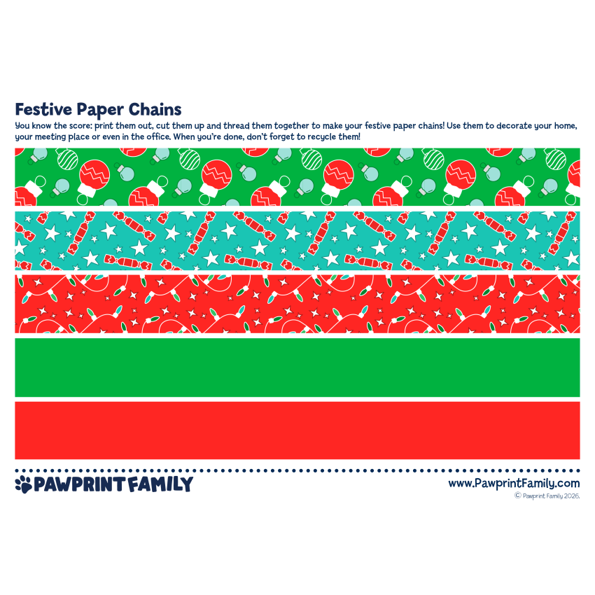 Photograph: Festive Paper Chains