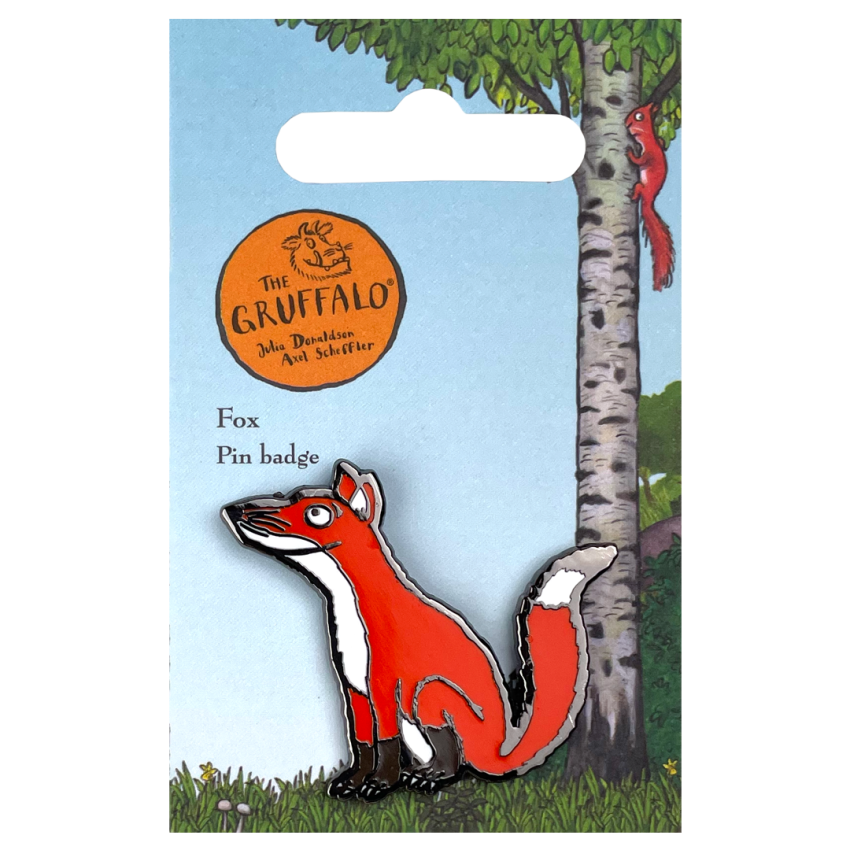 Photograph: Fox Character Pin Badge