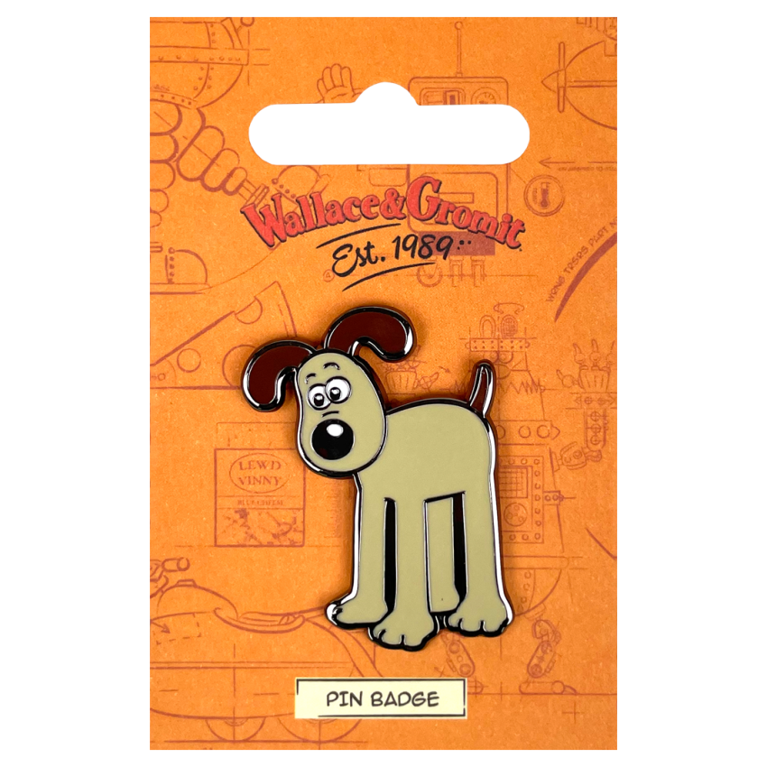 Photograph: Gromit Character Pin Badge