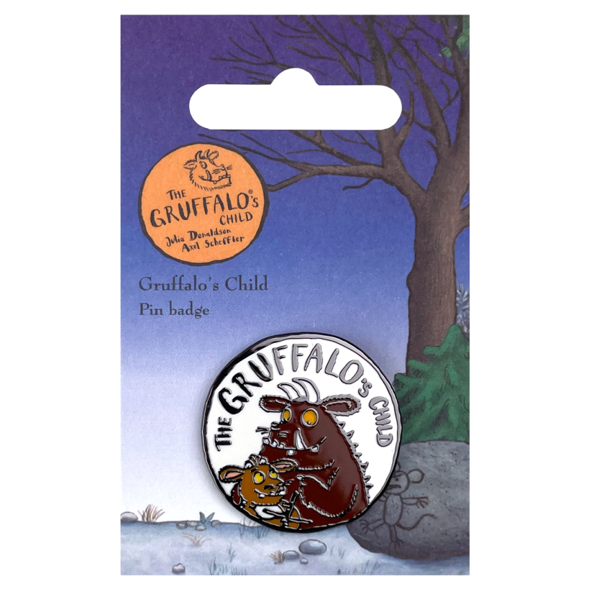 Photograph: Gruffalo's Child Logo Pin Badge