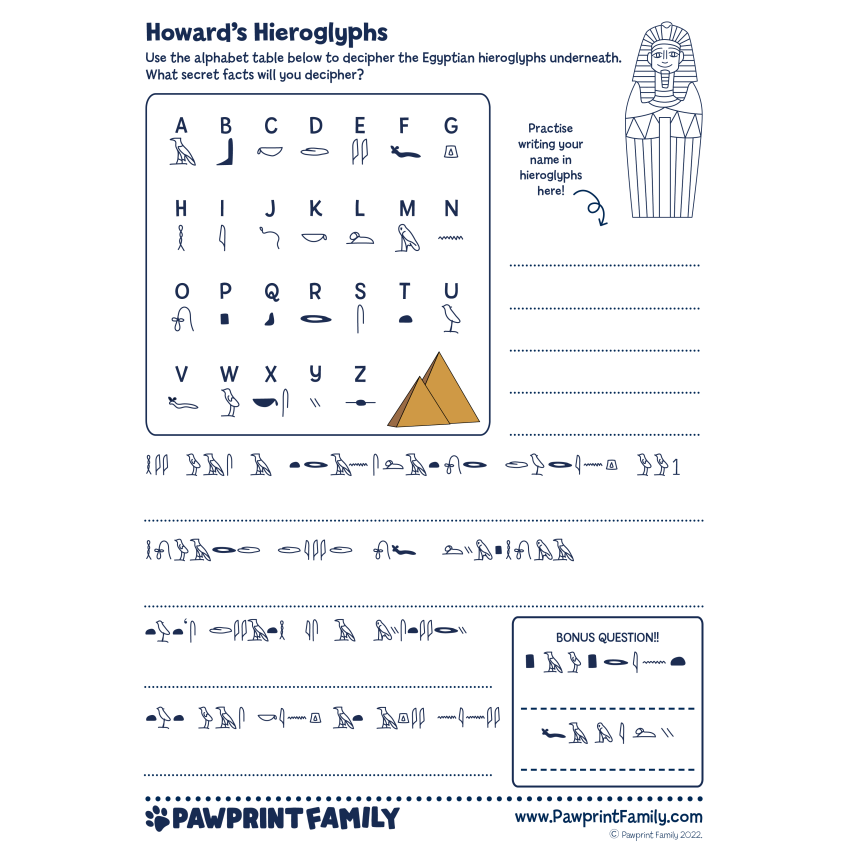 Photograph: Howard's Hieroglyphs