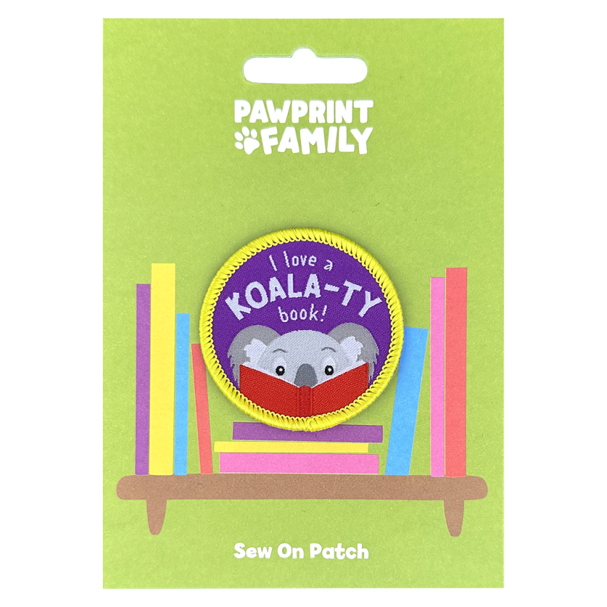 Photograph: I Love a Koala-ty Book Sew On Patch