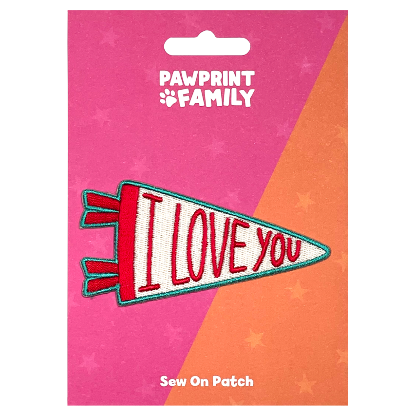 Photograph: I Love You Sew On Patch