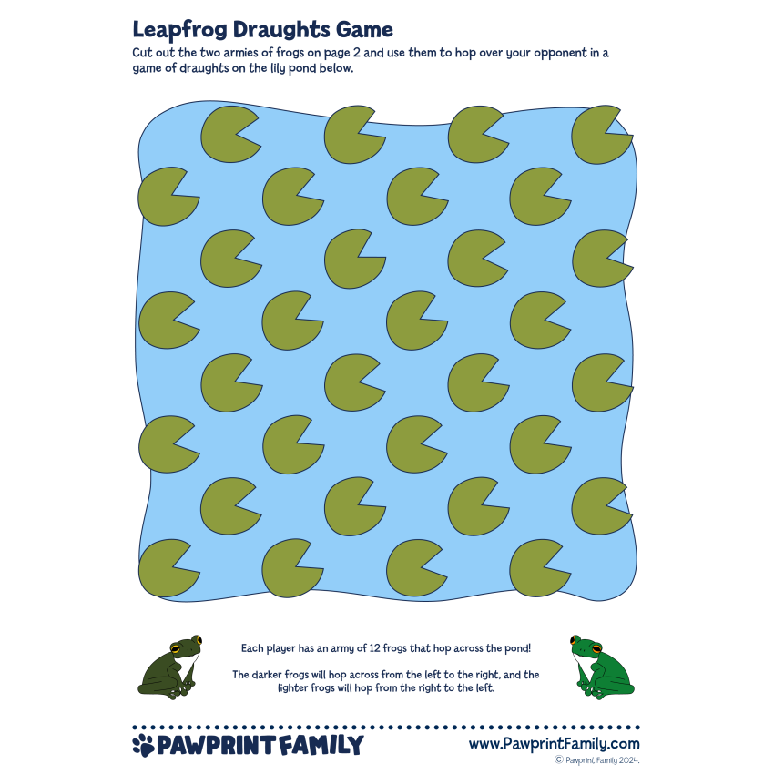 Photograph: Leapfrog Draughts Game