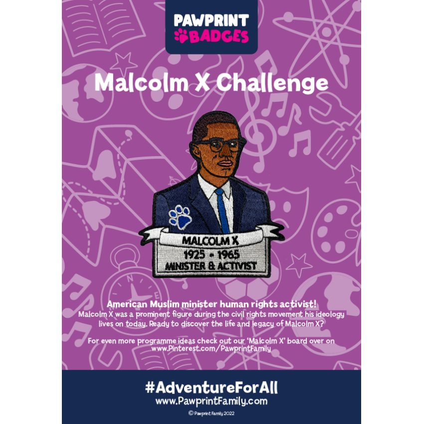 Photograph: Malcolm X Challenge Pack