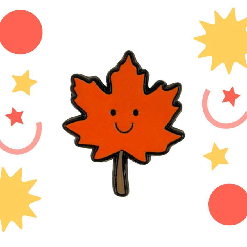 Photograph: Mavis Maple Leaf Pin