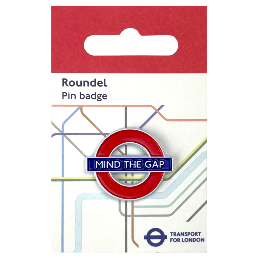 Photograph: Mind the Gap Pin Badge