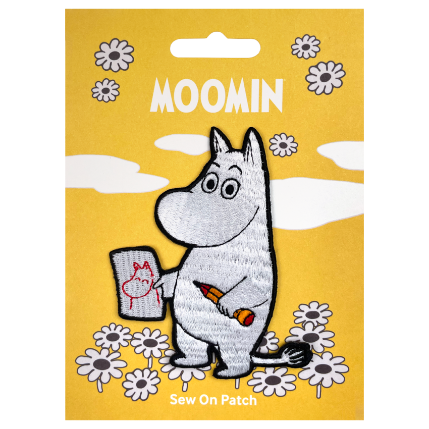 Photograph: Moomintroll Drawing Sew On Patch