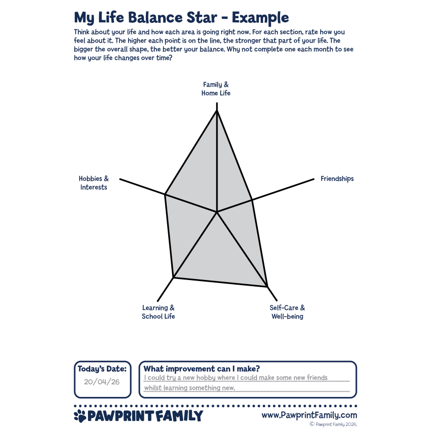 Photograph: My Life Balance Star
