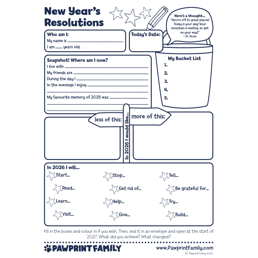 Photograph: New Year's Resolutions 2025/2026