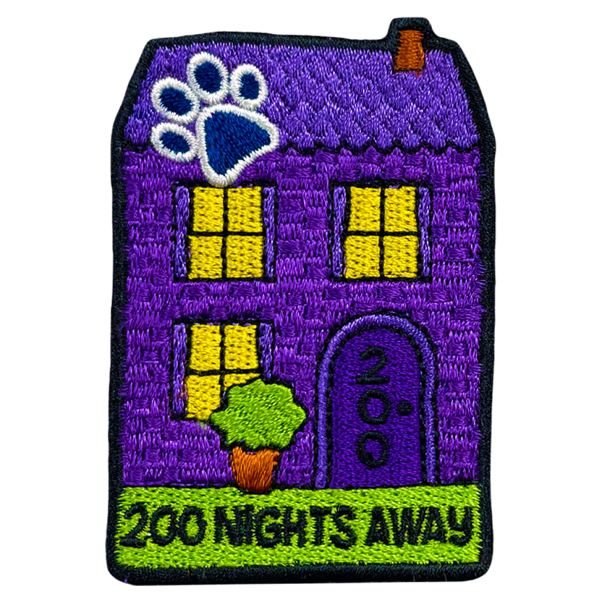 Photograph: Nights Away Milestone - 200 Nights Away