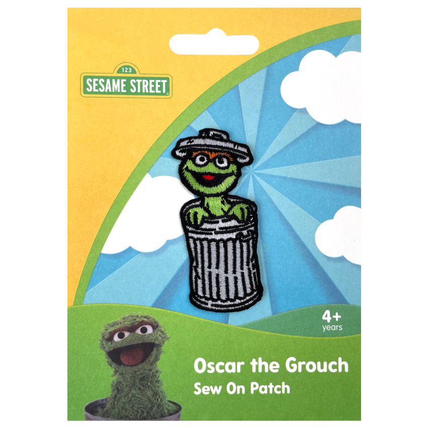 Photograph: Oscar the Grouch Sew On Patch