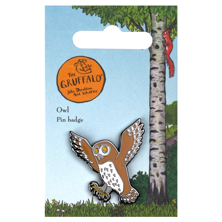 Photograph: Owl Character Pin Badge