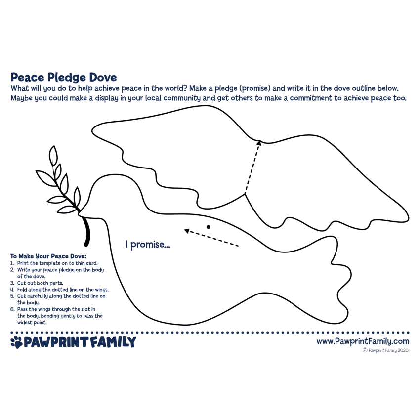 Photograph: Peace Pledge Dove