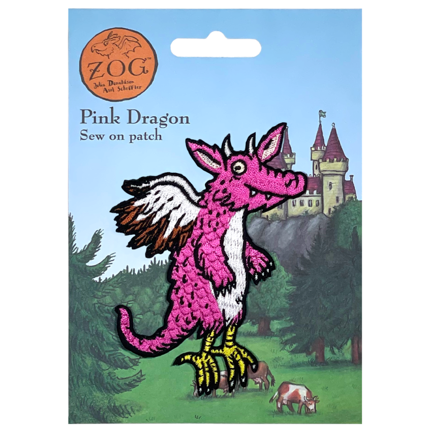 Photograph: Pink Dragon Sew On Patch