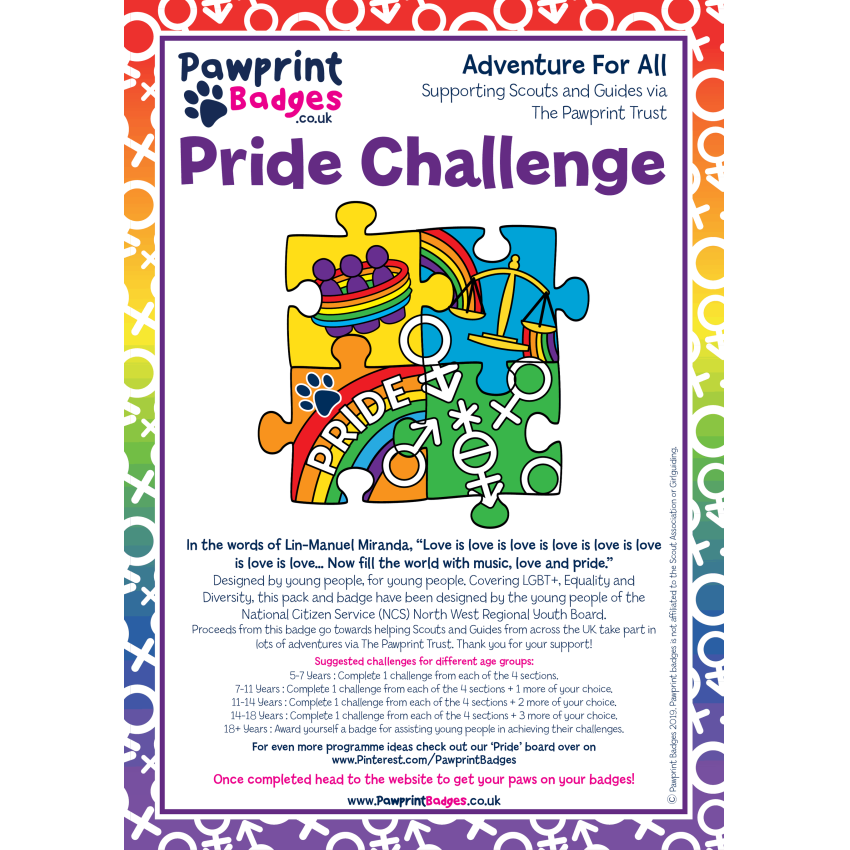 Photograph: Pride Challenge Pack