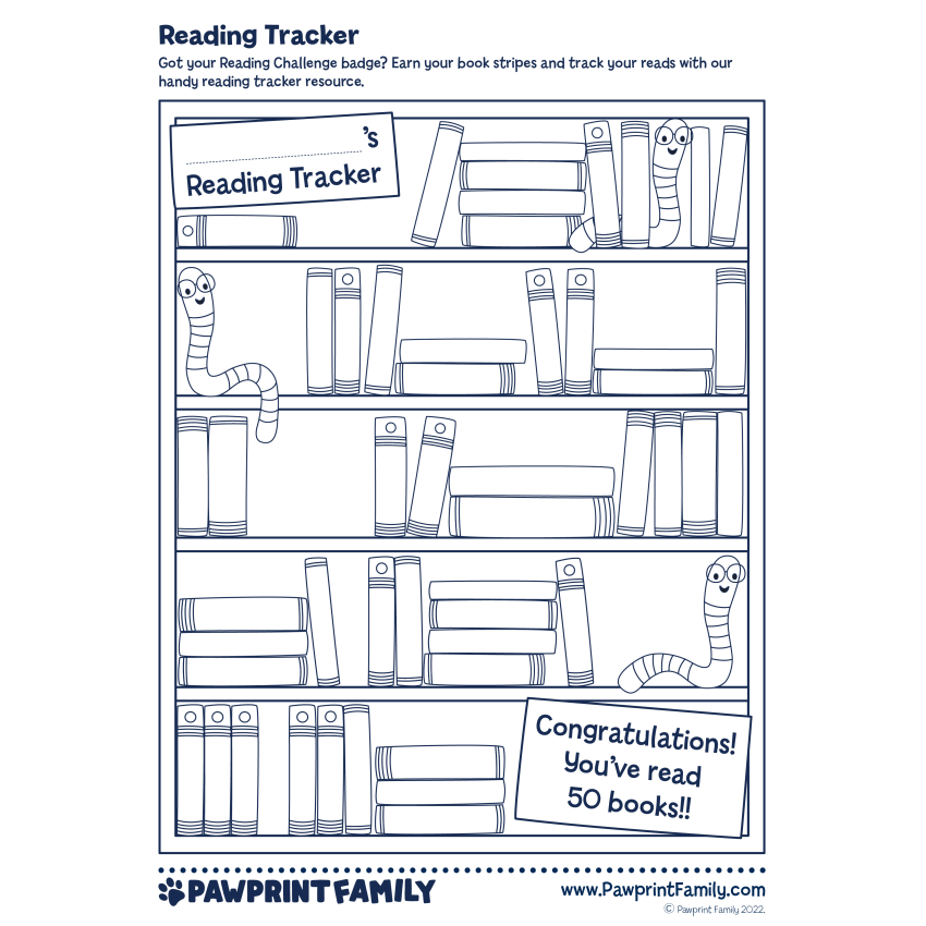 Photograph: Reading Challenge Tracker