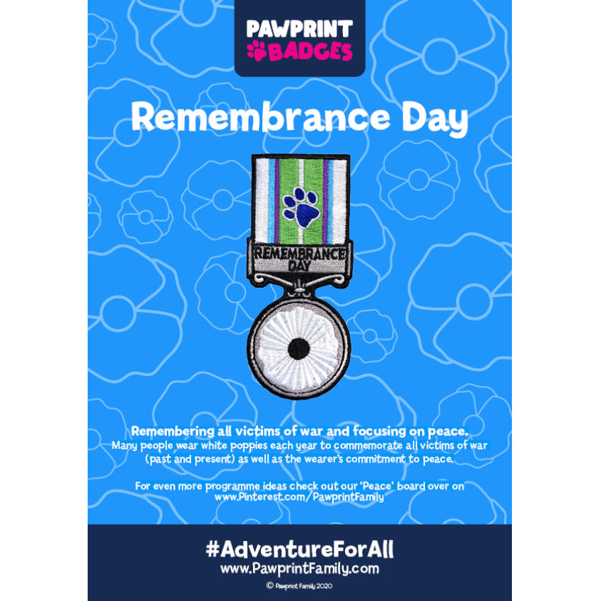 Photograph: Remembrance Day - White Challenge Pack