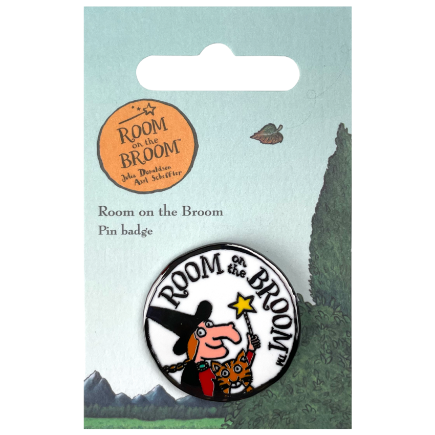 Photograph: Room on the Broom Logo Pin Badge