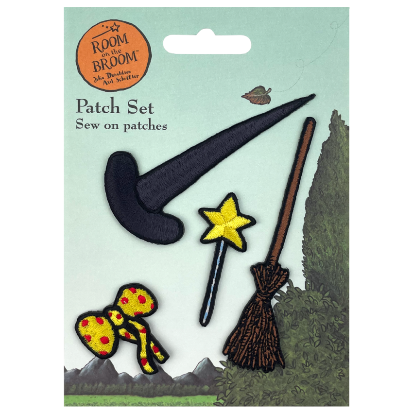 Photograph: Room On The Broom Sew On Patch Set